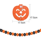 3 Festoni addobbi di Halloween ghirlanda 2,75 metri zucche di carta per feste...