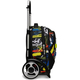 Zaino Trolley Tyre Fluo Belts 2 Maxi ruote Seven per scuola zaino sganciabile...