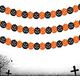 3 Festoni addobbi di Halloween ghirlanda 2,75 metri zucche di carta per feste
