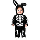 Costume Coniglio Scheletro Neonati 12-24 mesi - Tuta Con Cappuccio, Perfetto...