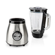 Frullatore 800W con brocca in vetro 1,5L: 2 velocità, lame inox, lavabile in...