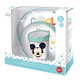 Gift Set Pappa Bambini Disney Mickey Mouse da 3 pezzi, in plastica senza BPA,...