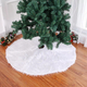 Tappeto Copribase per Albero di Natale in Peluche Bianco - Effetto Neve... Tappeto Copribase per Albero di Natale in Peluche Bianco - Effetto Neve...