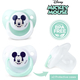 Set di 4 Ciucci in Silicone, ciuccio per neonati 6 Mesi in su, Topolino,...