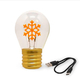 Lampada da Tavolo Ricaricabile, Lampadina E27 da Tavolo a Forma Fiocco di...