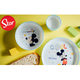 Gift Set Pappa Bambini Disney Mickey Mouse da 3 pezzi, in plastica senza BPA,...