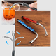 Accendino Elettrico Antivento Ricaricabile, Flessibile a 360° con Blocco di... Accendino Elettrico Antivento Ricaricabile, Flessibile a 360° con Blocco di...