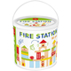 Dal Negro-Fire Station gioco di costruzioni in legno con forme, colori e...