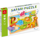 Safari Puzzle in Legno FSC per bambini 3+ Gioco educativo ad incastro per...