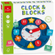 Orologio in legno educativo per bambini 3+ | Impara numeri, forme e ore...