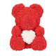 Orso Orsetto di Rose Artificiale rosse,Bouquet di Fiori Regalo romantico,...