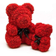 Orso Orsetto di Rose Artificiali rosse,Bouquet di Fiori idea Regalo...