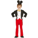 Costume da Mickey Mouse per bambini con giacca, pantaloni, orecchie e...
